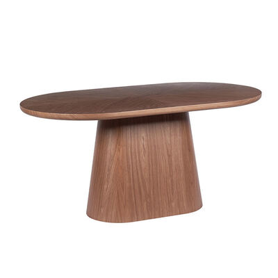 Salle Manger Complete 6 posti Modern Dining Room Furniture Ovale Tavolo da pranzo in legno 6 posti Home Restaurant Tavolo da pranzo Set