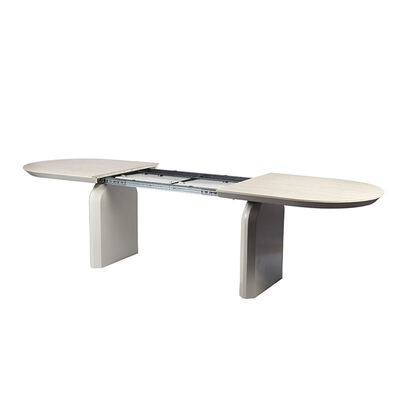 Foshan Ingrosso Legno di lusso Tavolo da pranzo estensibile regolabile trasformabile Arredamento per la sala da pranzo Casa Tavolo da pranzo pieghevole