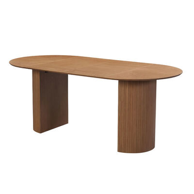 Ingrosso Tavolo da pranzo estensibile in legno moderno Mobili da pranzo pieghevoli Ronda semplice Tavolo da pranzo regolabile estensibile