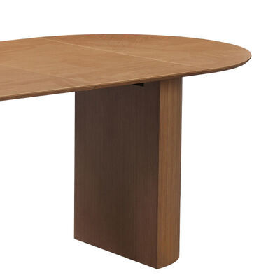 Ingrosso Tavolo da pranzo estensibile in legno moderno Mobili da pranzo pieghevoli Ronda semplice Tavolo da pranzo regolabile estensibile