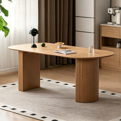 Ingrosso Tavolo da pranzo estensibile in legno moderno Mobili da pranzo pieghevoli Ronda semplice Tavolo da pranzo regolabile estensibile