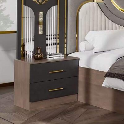 Ingrosso Set di mobili per camera da letto moderni turchi Completo 5 pezzi King Size Camera da letto Cornice in legno Casa Arredamento Set per camera da letto