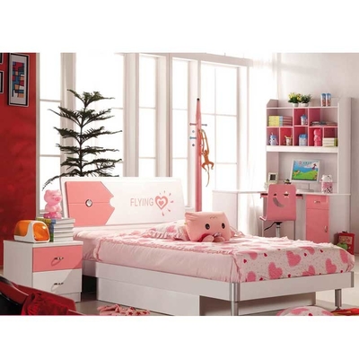 Mobilia rosa 836 della camera da letto dei bambini degli insiemi di camera da letto dei bambini di Cabrini