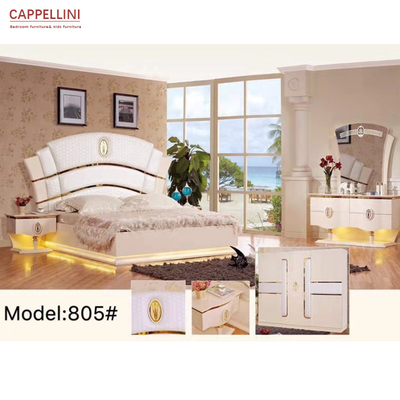 Progettazione italiana moderna di re Bedroom Sets Furniture 6pcs