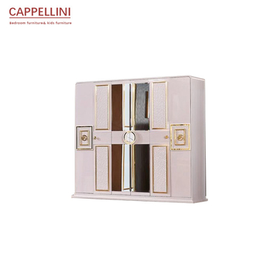 Insieme di camera matrimoniale commerciale di vetro di legno della mobilia della camera da letto del MDF 1800*2000mm