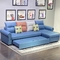copertura funzionale sezionale blu di 1.9m Sofa Bed With Chaise Fabric
