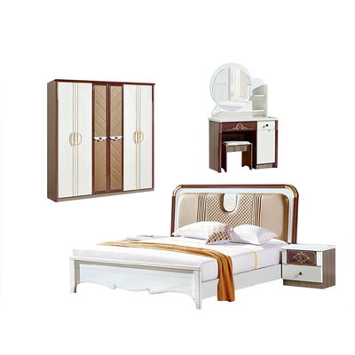 Mobilia di legno solida stile americana Cabrini degli insiemi di camera da letto dell'unità di elaborazione del MDF
