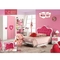 Mobilia della camera da letto delle ragazze di Cappellini con principessa Bed di rosa dello scrittorio 1280*2050mm