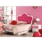 Mobilia della camera da letto delle ragazze di Cappellini con principessa Bed di rosa dello scrittorio 1280*2050mm