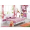La mobilia di legno solida della camera da letto delle ragazze di rosa del MDF ha messo CBM 0,32