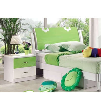 Insieme verde bianco Cabrini della mobilia degli insiemi di camera da letto dei bambini dell'unità di elaborazione dell'OEM