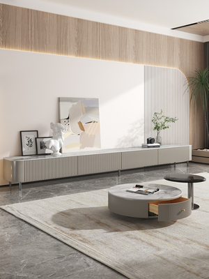 Supporto di marmo italiano 120cm di legno solido TV di Cabrini del salone
