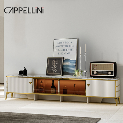 Scandinavo Moderno Armadio TV in Legno Bianco Alloggiamento Arredamento Soggiorno Arredamento Luxury TV in Legno Stand Con Set Tavolo Da Caffè