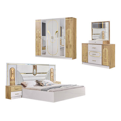 Foshan Ingrosso Set Camera da Letto King Size Mobili Letto Matrimoniale in Legno Moderno Lusso Struttura in Legno Arredamento Completo Camera da Letto
