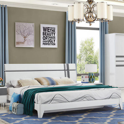 Arredamento per camera da letto Master Completo Classic Legno King Size Storage Accogliente Minimalista Lusso Arredamento Moderno Camera da letto