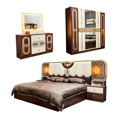 Classico Set Completo Camera Da Letto Turca Reale King Size Letto Camera Padronale Struttura In Legno Economico Lusso Moderno Set Mobili Camera Da Letto